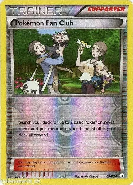 Pokémon XY Générations - Fan Club Pokémon Reverse