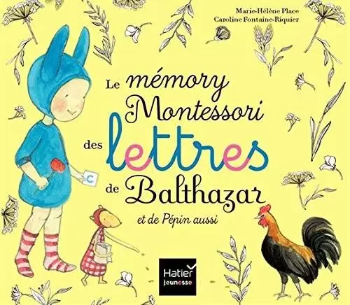 Balthazar - Le mémory Montessori des lettres de Balthazar et de Pépin aussi