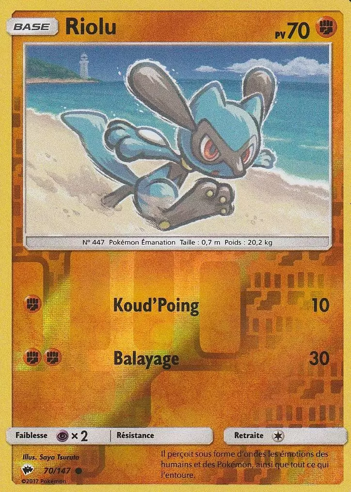 Ombres Ardentes - Riolu Reverse