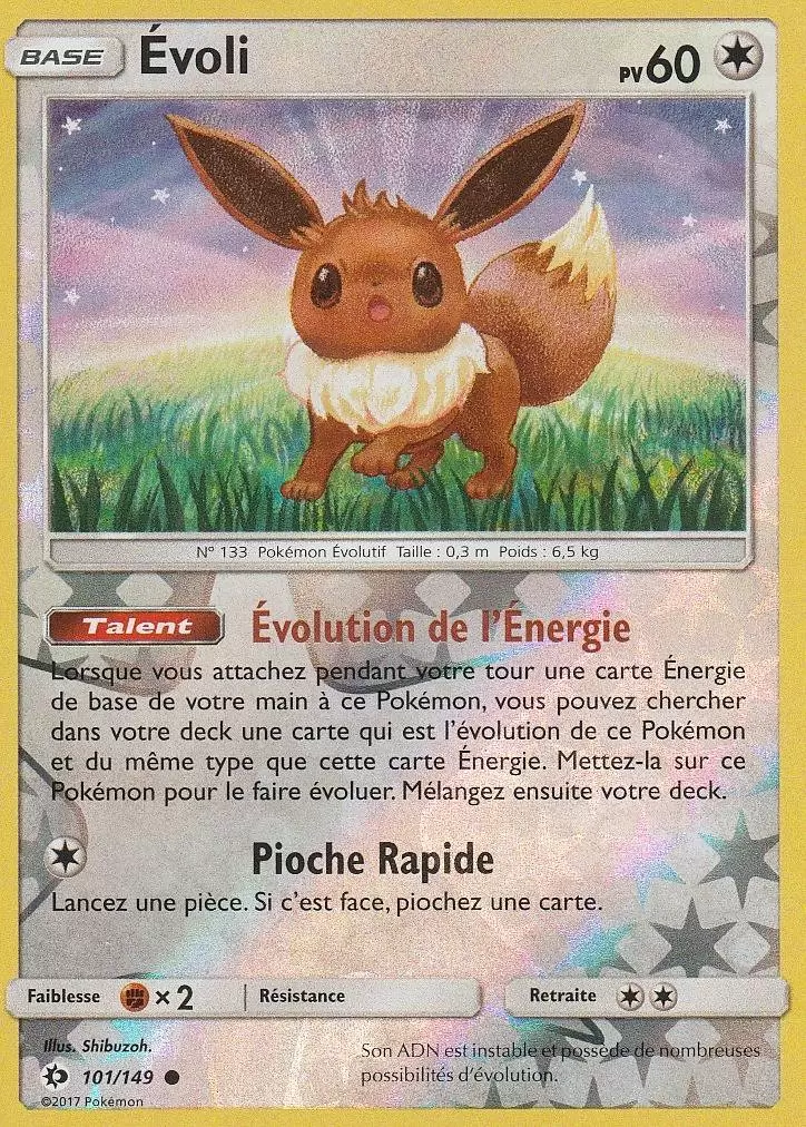 Soleil Et lune - Evoli Reverse
