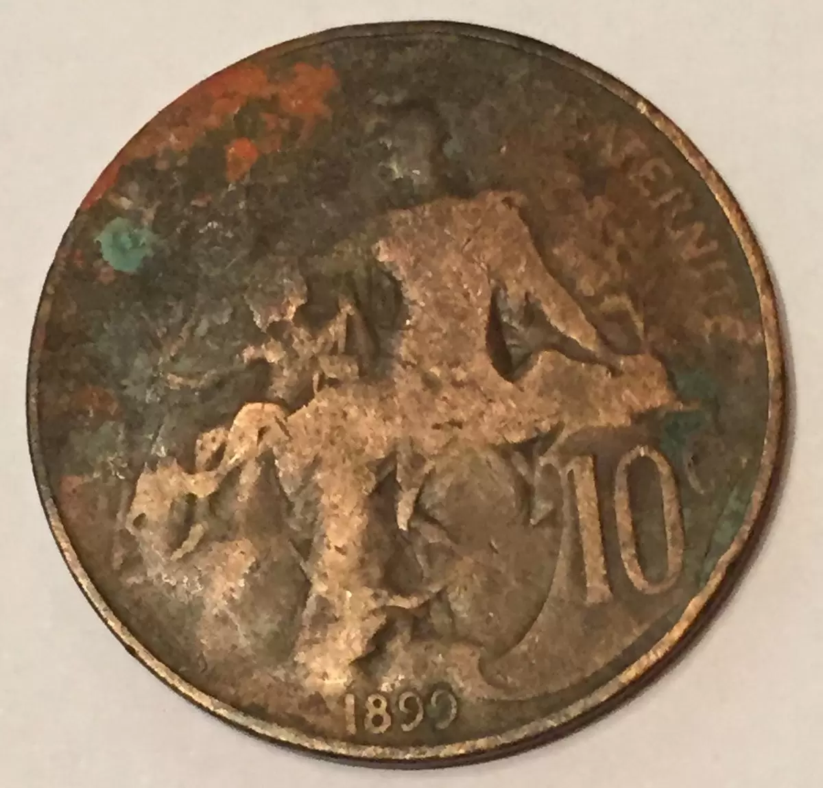 10 centimes Daniel Dupuis - 1899