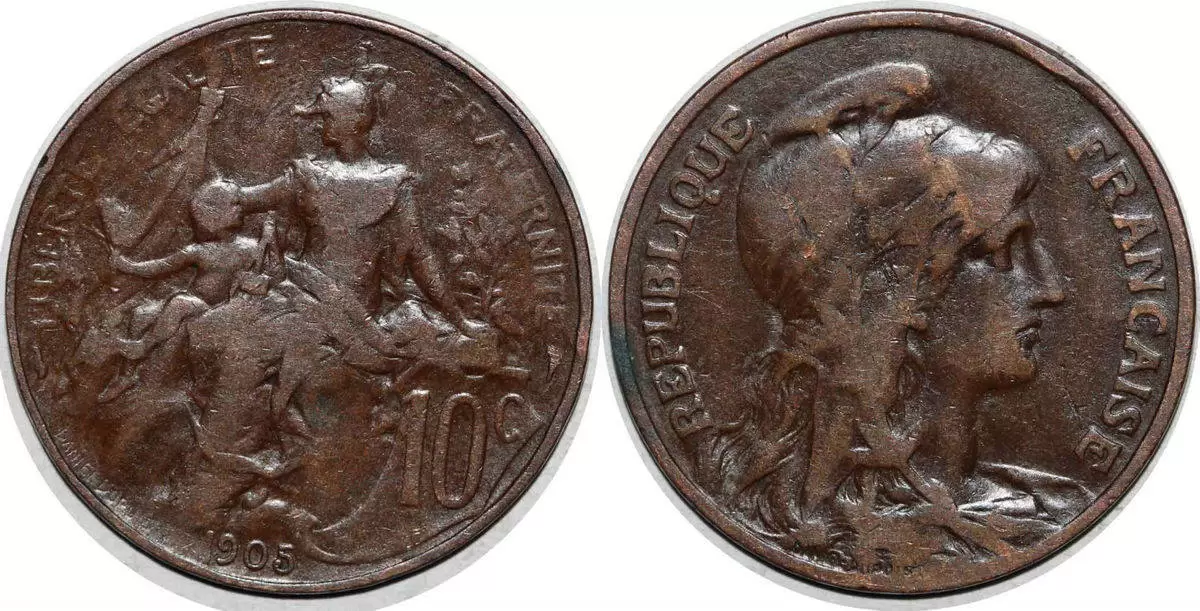 10 centimes Daniel Dupuis - 1905