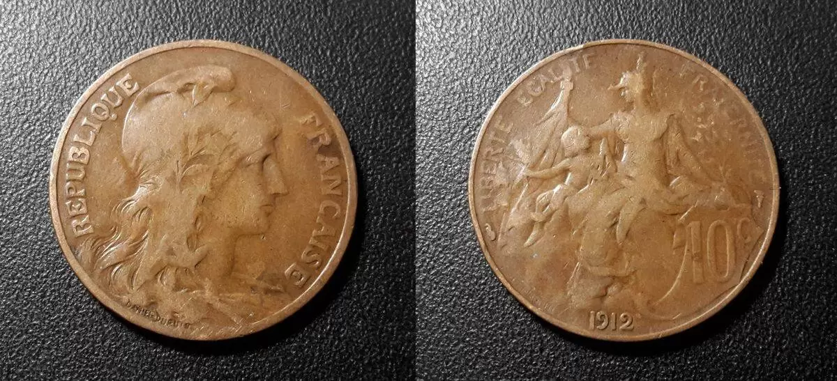 10 centimes Daniel Dupuis - 1912
