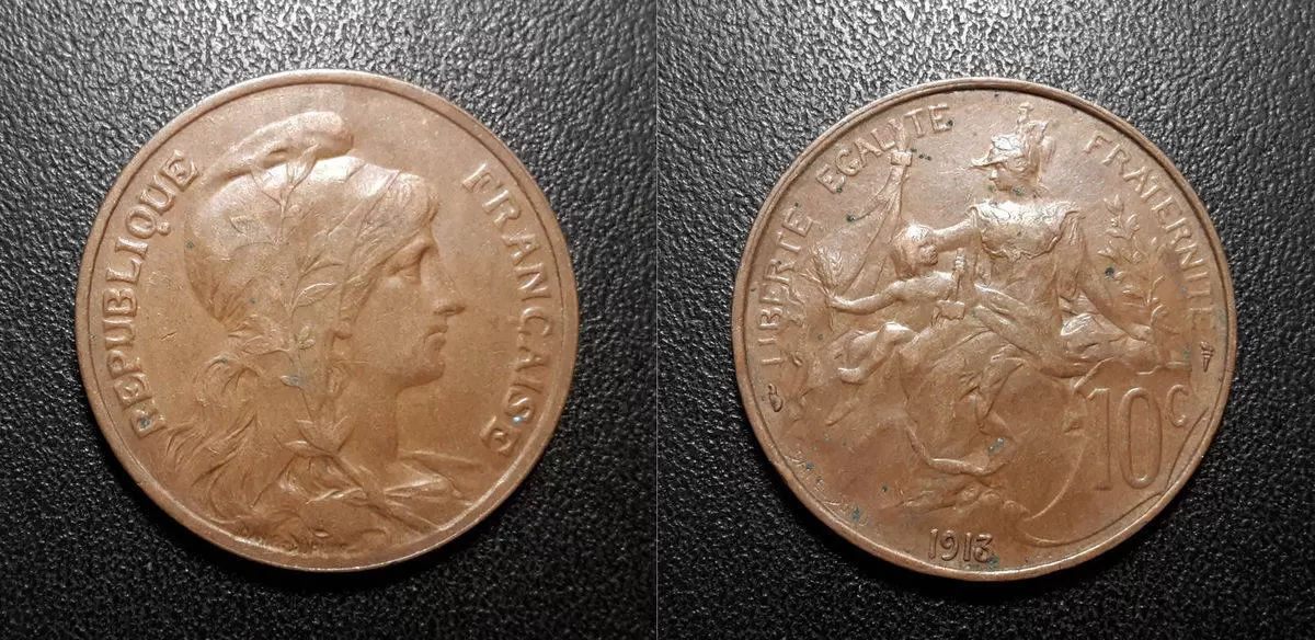 10 centimes Daniel Dupuis - 1913