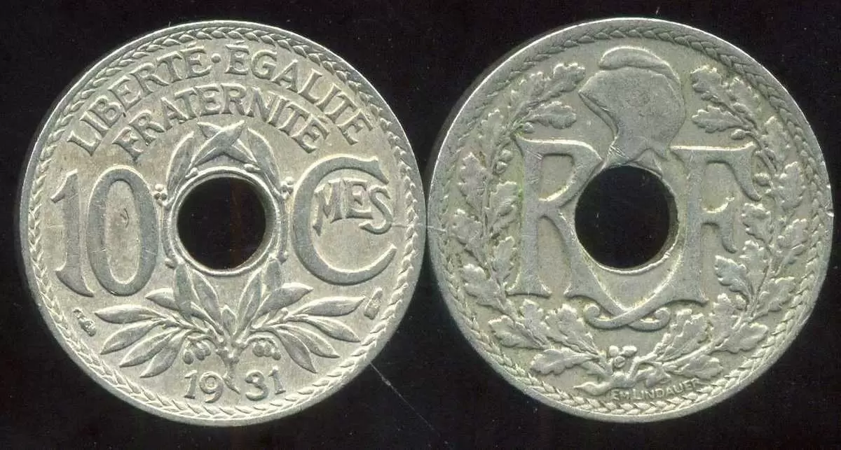 10 centimes Lindauer - 1931