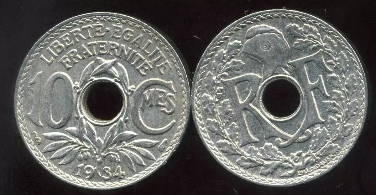10 centimes Lindauer - 1934