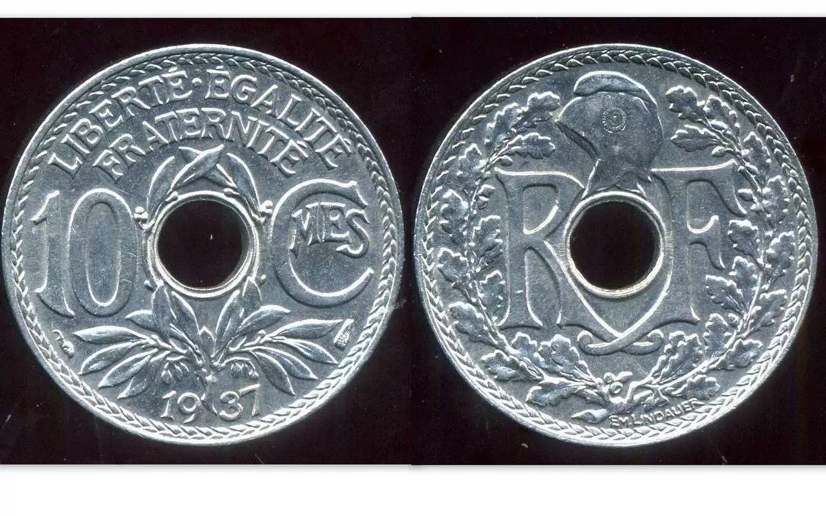 10 centimes Lindauer - 1937