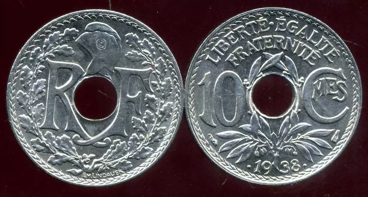 10 centimes Lindauer - 1938
