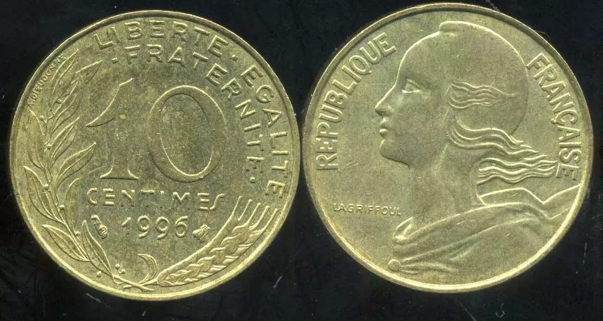 10 centimes Marianne - 1996
