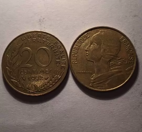 20 centimes Marianne - 1992