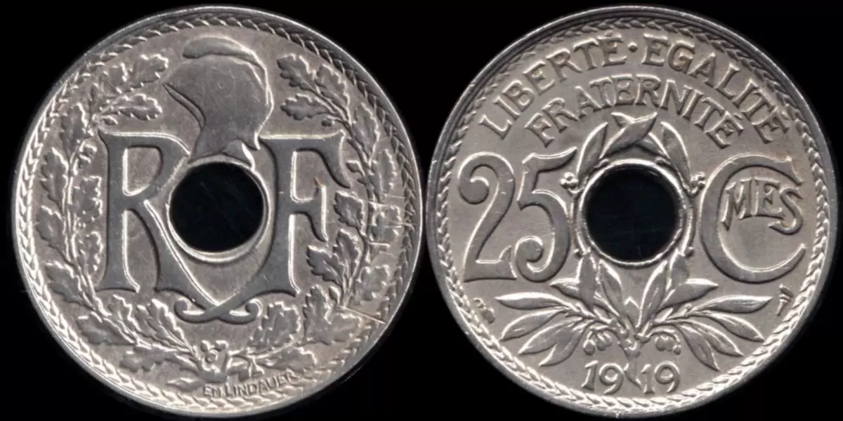 25 centimes Lindauer - 1919