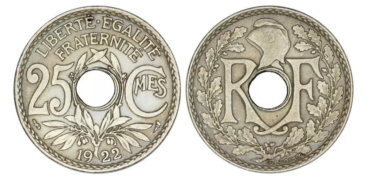 25 centimes Lindauer - 1922