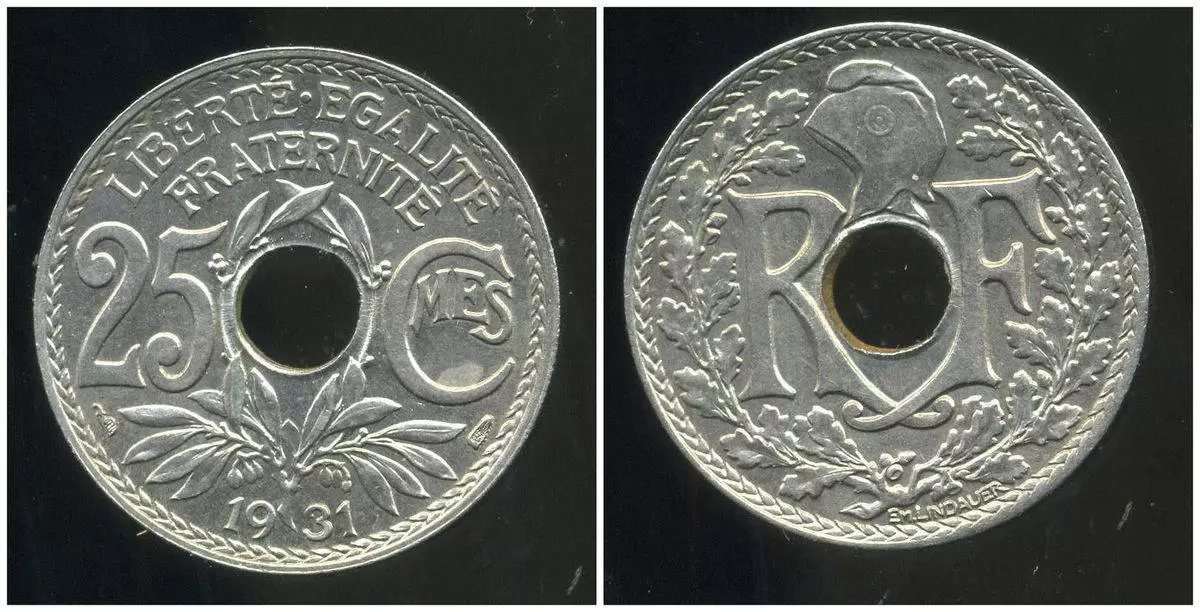 25 centimes Lindauer - 1931