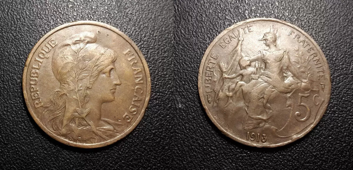 5 centimes Daniel Dupuis - 1913