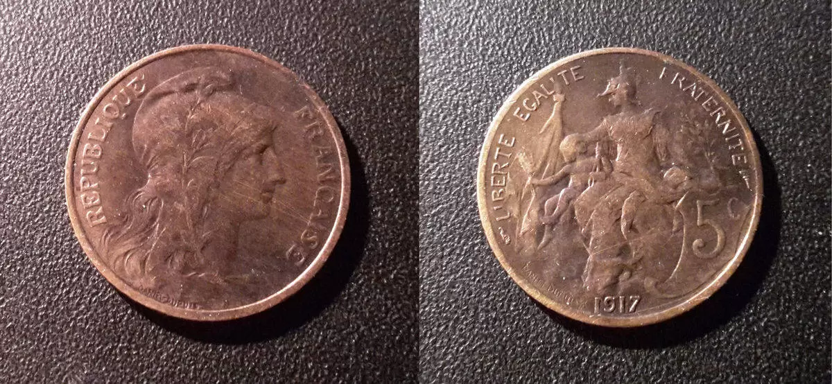 5 centimes Daniel Dupuis - 1917
