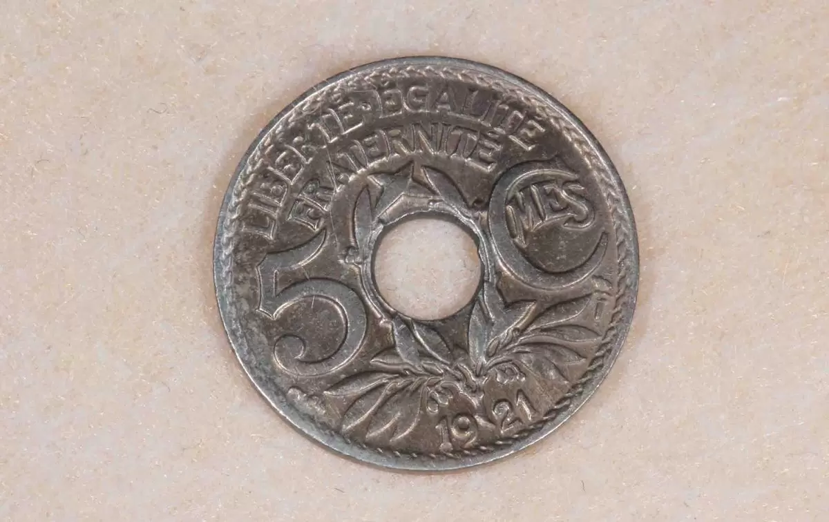 5 centimes Lindauer petit module - 1921