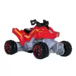 4 Wheel ATV Red Driver