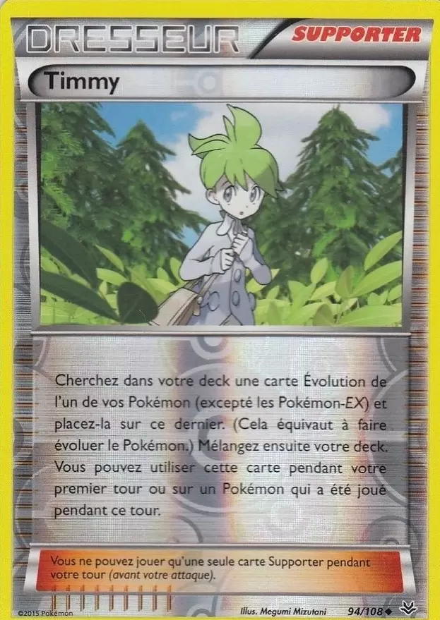 Pokémon XY Ciel rugissant - Timmy Reverse