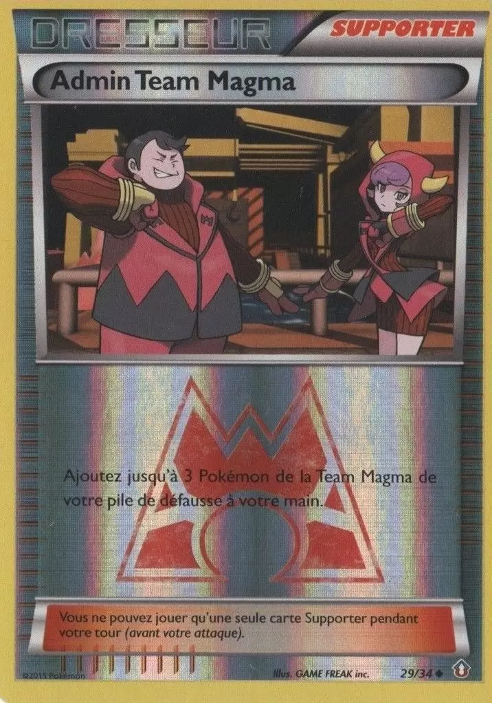 Pokémon XY Double Danger - Admin Team Magma Reverse