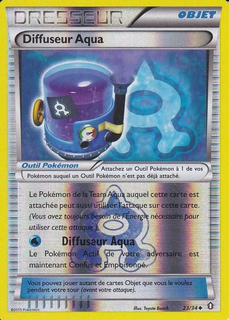 Pokémon XY Double Danger - Diffuseur Aqua Reverse