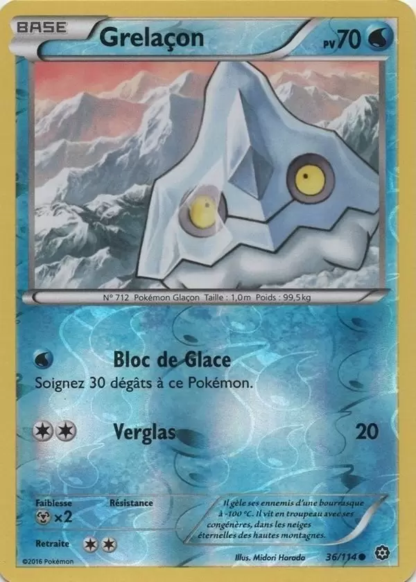 Pokémon XY Offensive Vapeur - Grelaçon Reverse