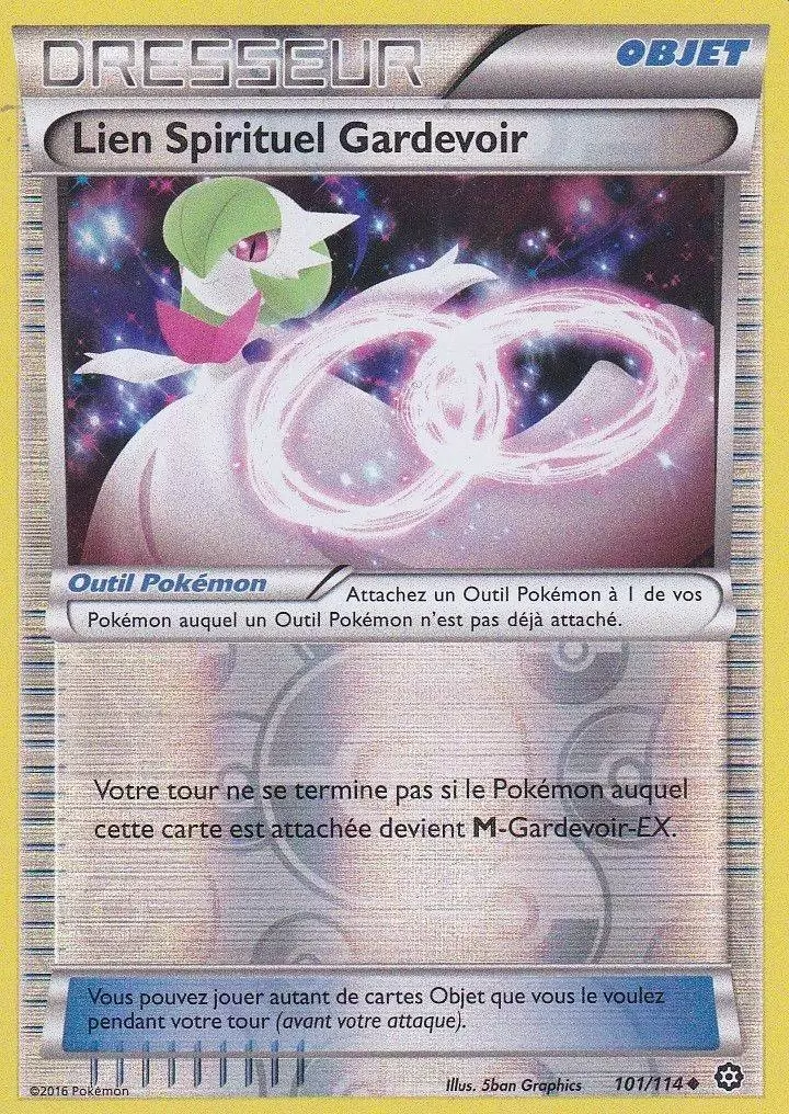 Pokémon XY Offensive Vapeur - Lien Spirituel Gardevoir Reverse