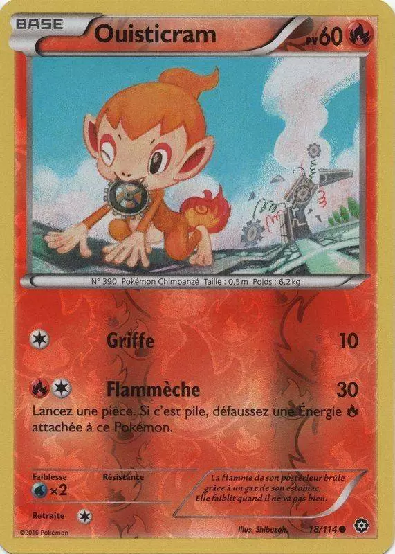 Pokémon XY Offensive Vapeur - Ouisticram Reverse