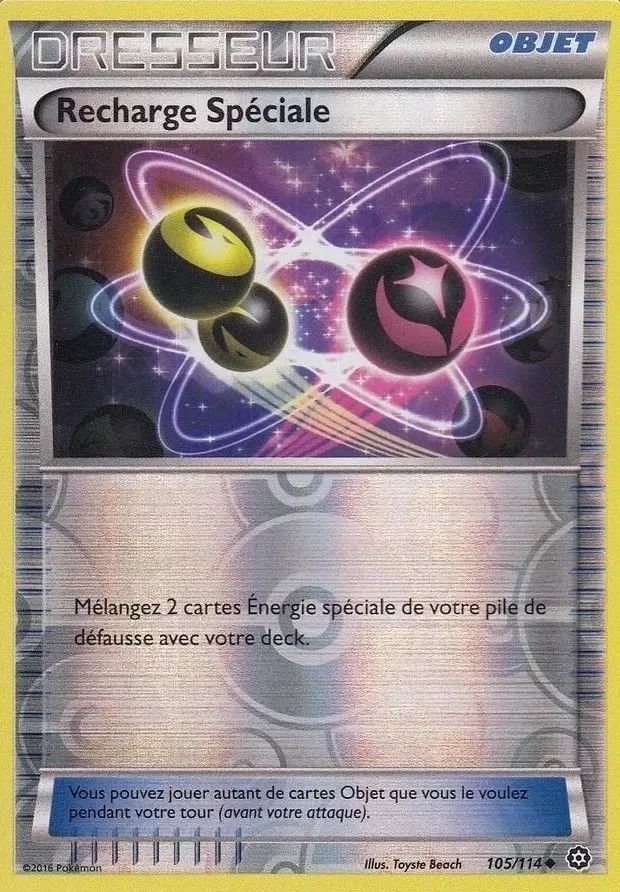 Pokémon XY Offensive Vapeur - Recharge Spéciale Reverse