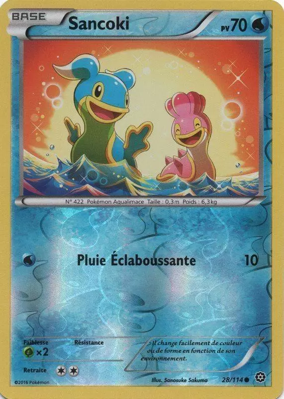 Pokémon XY Offensive Vapeur - Sancoki Reverse