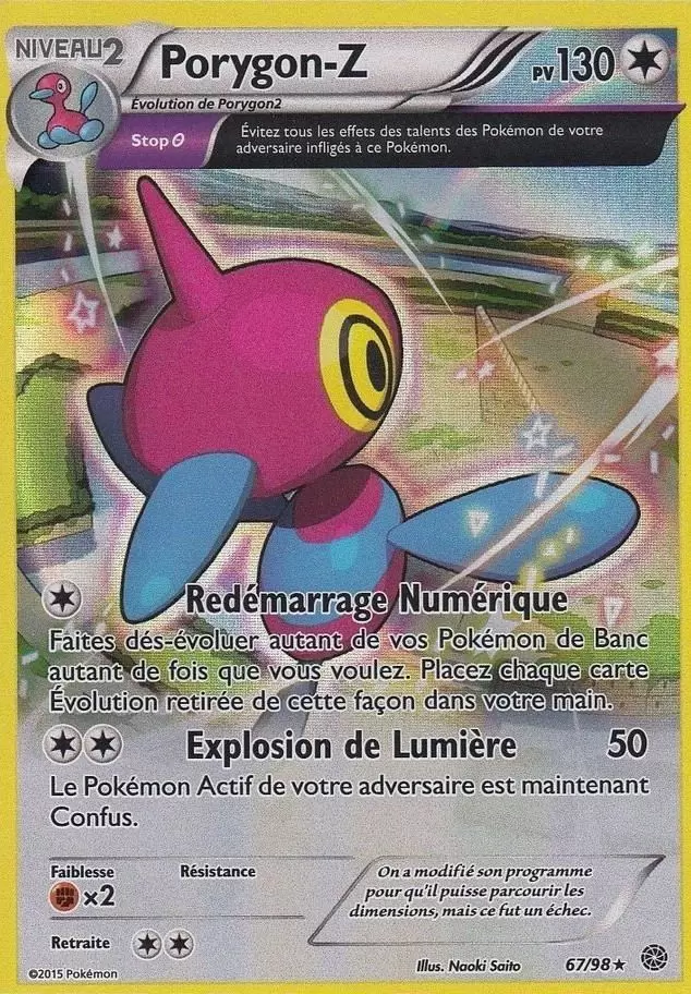 Pokémon XY Origines antiques - Porygon-Z Holographique