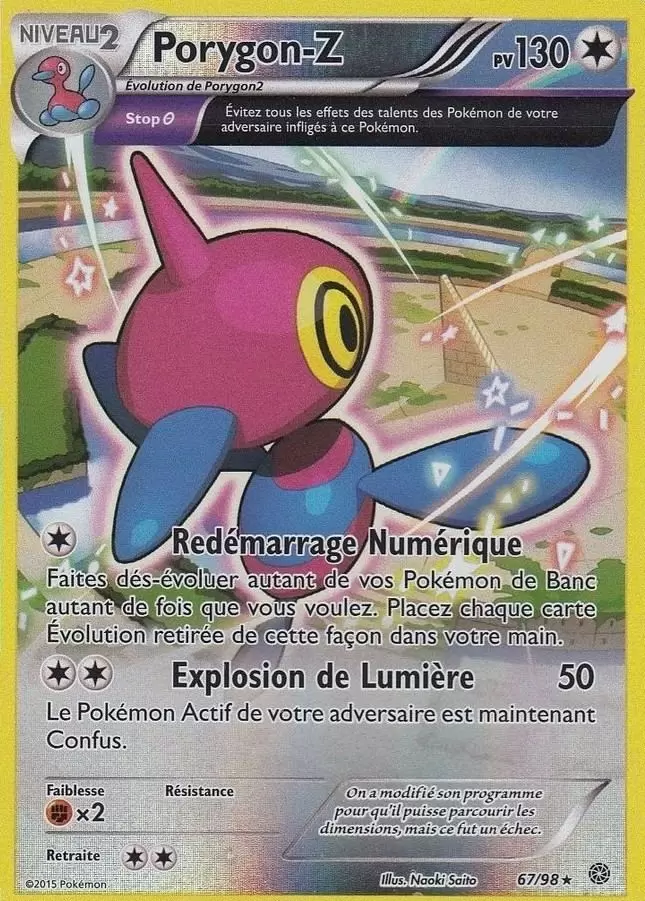 Pokémon XY Origines antiques - Porygon-Z Reverse
