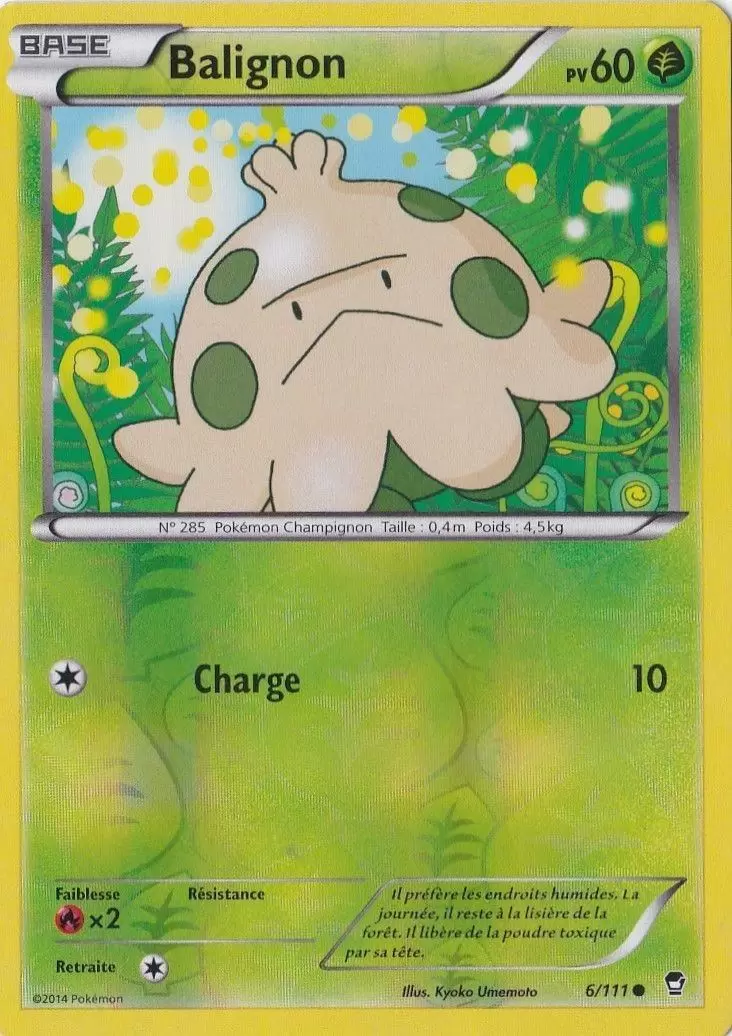 Pokémon XY Poings furieux - Balignon Reverse