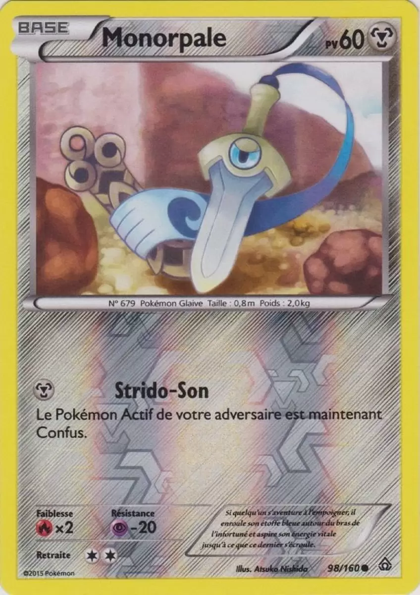 Pokémon XY Primo Choc - Monorpale Reverse