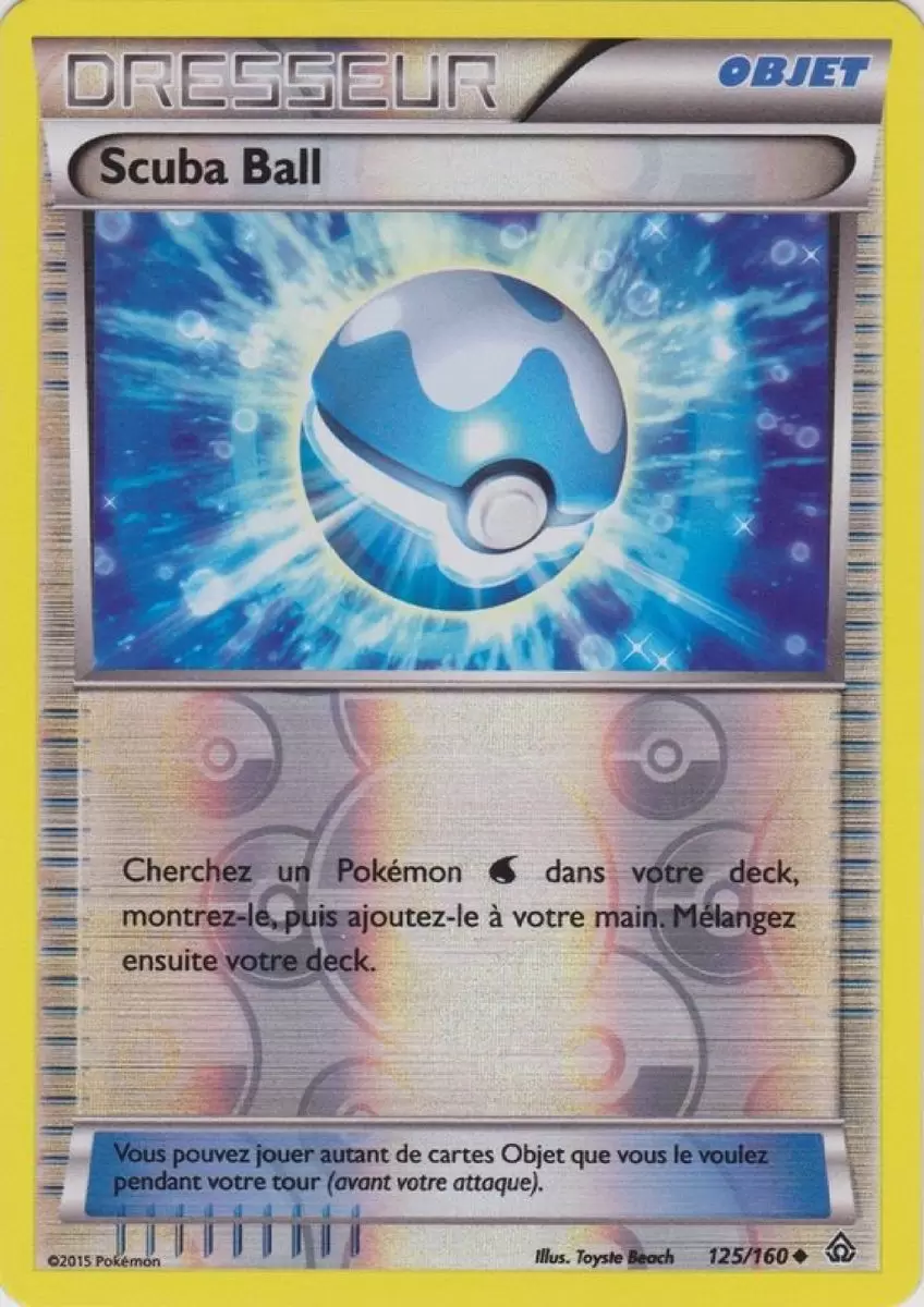 Pokémon XY Primo Choc - Scuba Ball Reverse
