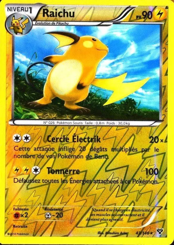 Série XY - Raichu Reverse