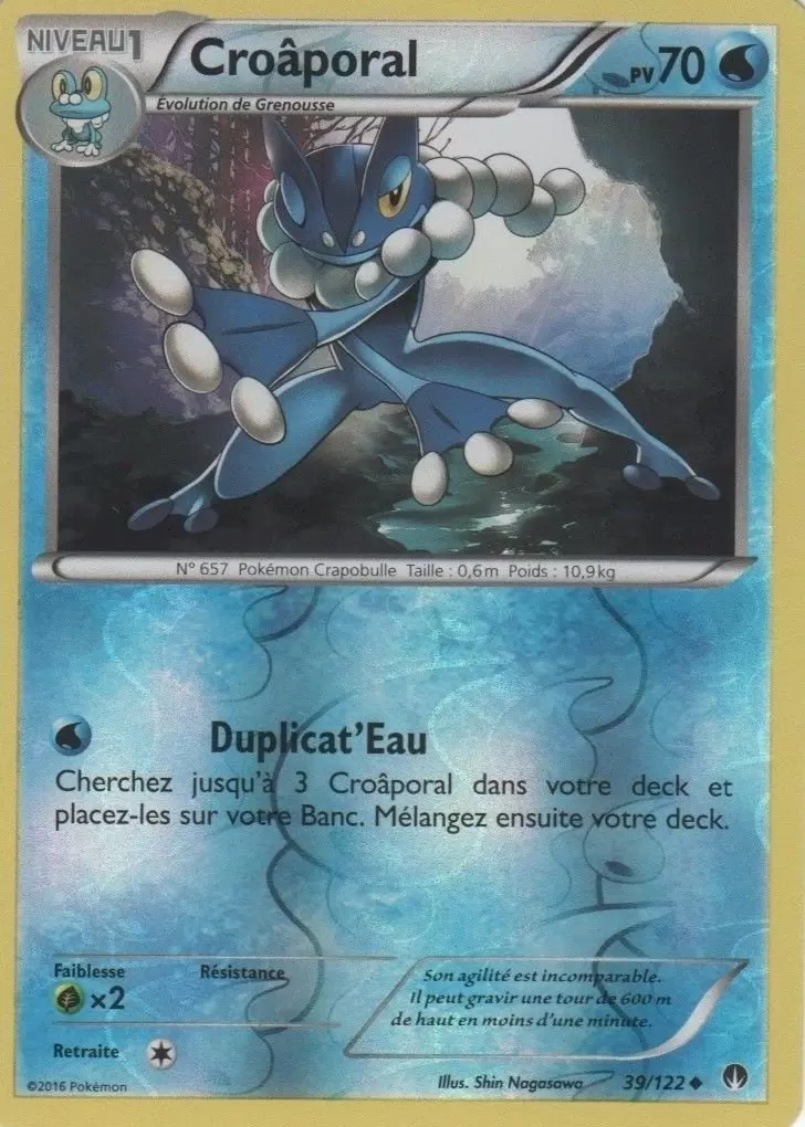 Pokémon XY Rupture Turbo - Croâporal Reverse
