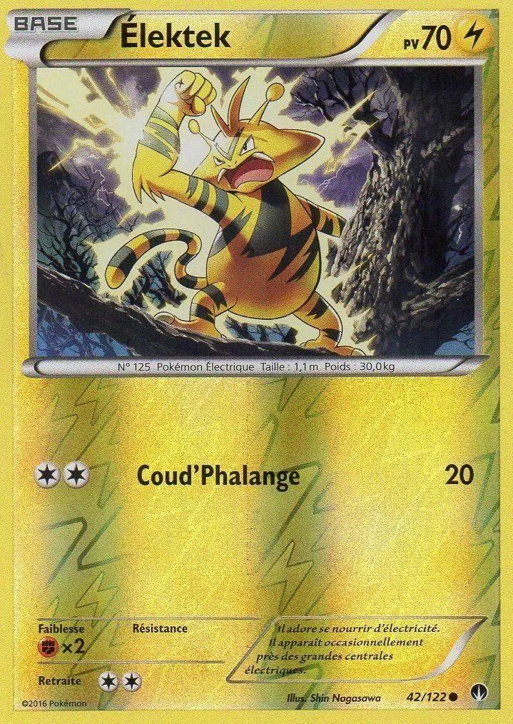Pokémon XY Rupture Turbo - Élektek Reverse