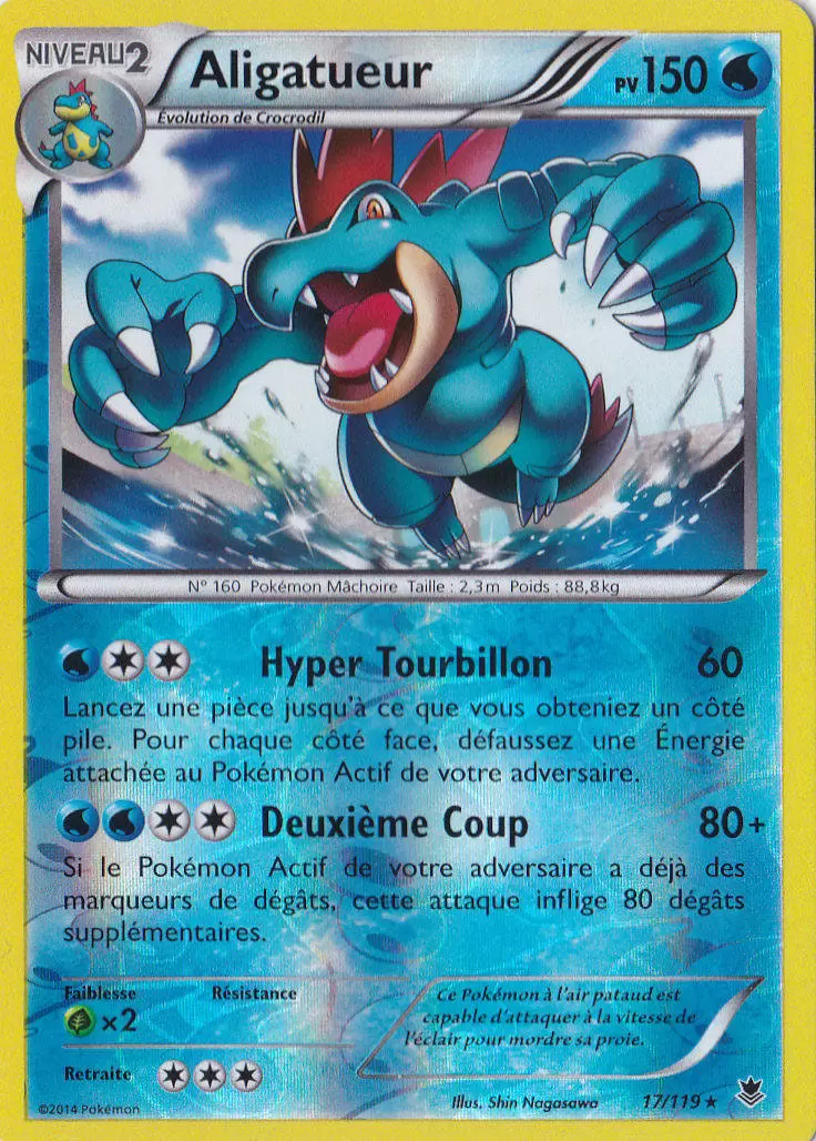 Pokémon XY Vigueur Spectrale - Aligatueur Reverse