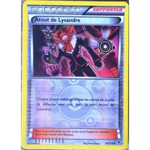 Pokémon XY Vigueur Spectrale - Atout de Lysandre Reverse