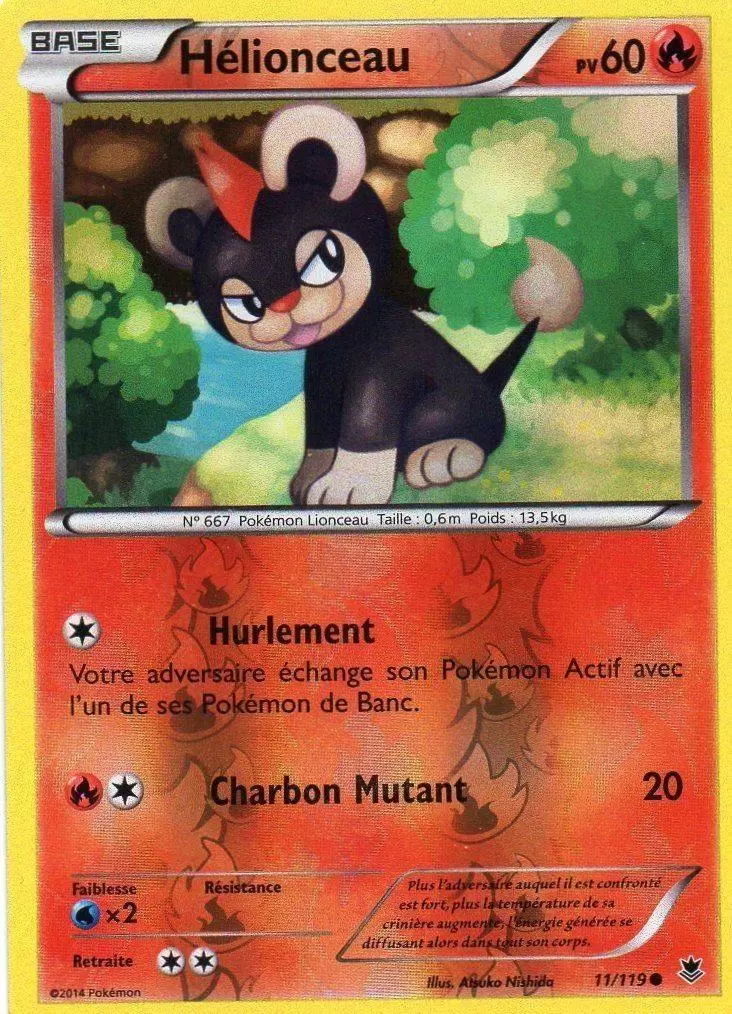 Pokémon XY Vigueur Spectrale - Hélionceau Reverse