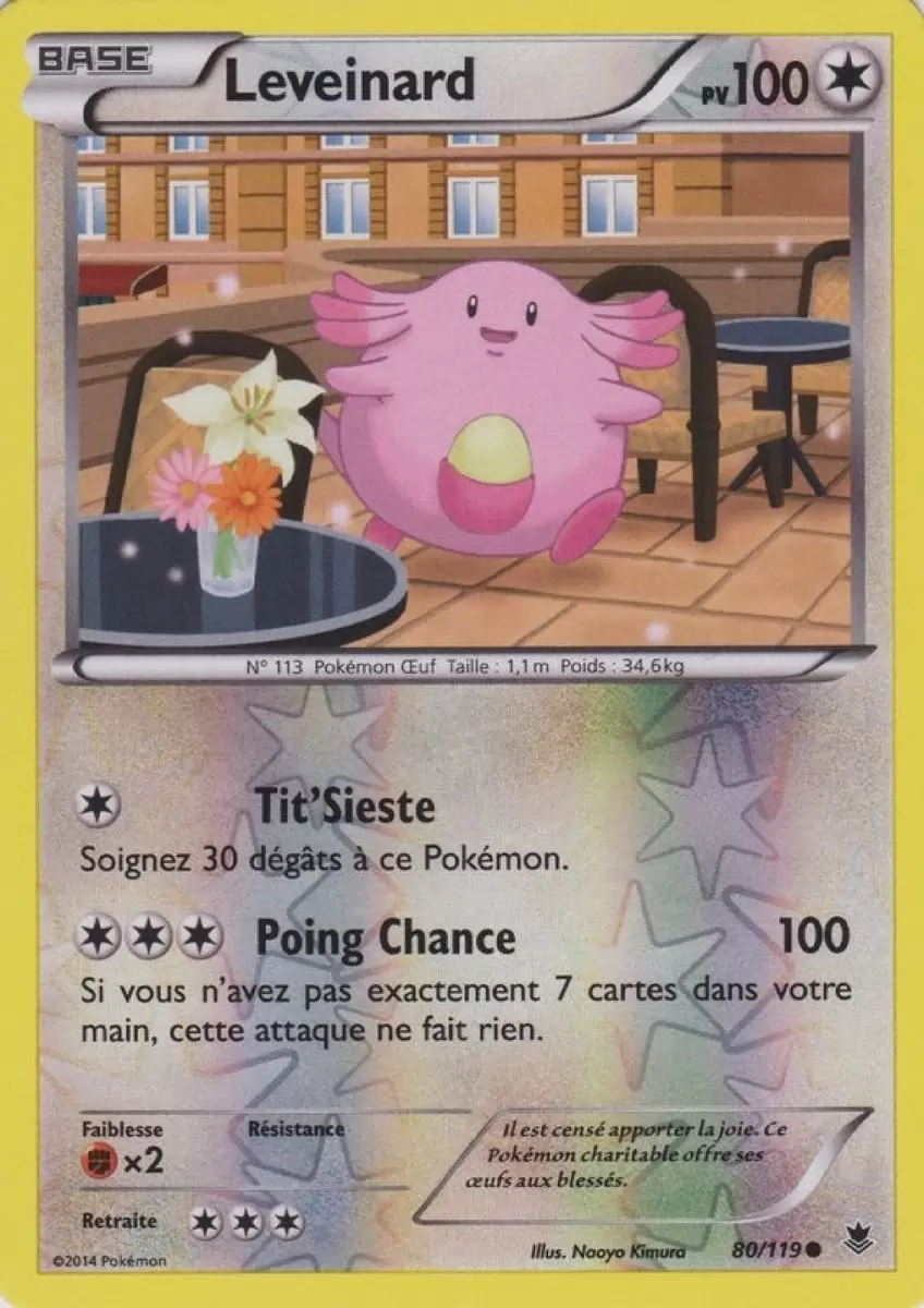 Pokémon XY Vigueur Spectrale - Leveinard Reverse