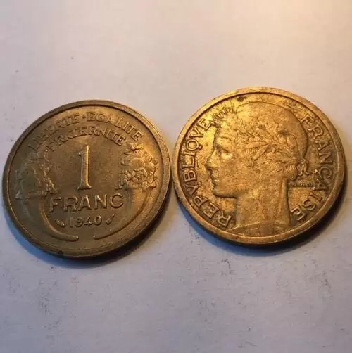 1 franc Morlon bronze alu - 1940