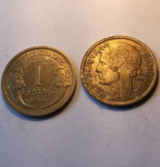 1 franc Morlon bronze alu - 1941