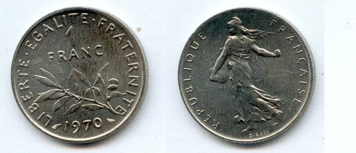 1 franc Semeuse nickel - 1970