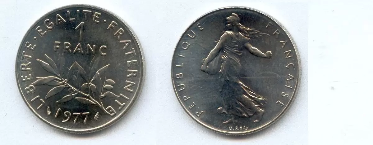 1 franc Semeuse nickel - 1977