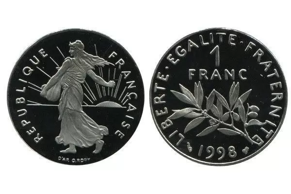 1 franc Semeuse nickel - 1998