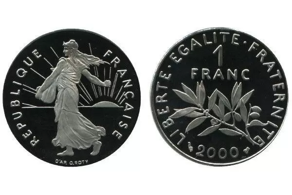1 franc Semeuse nickel - 2000