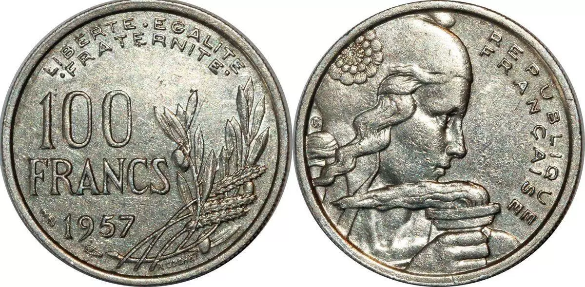 100 francs Cochet - 1957