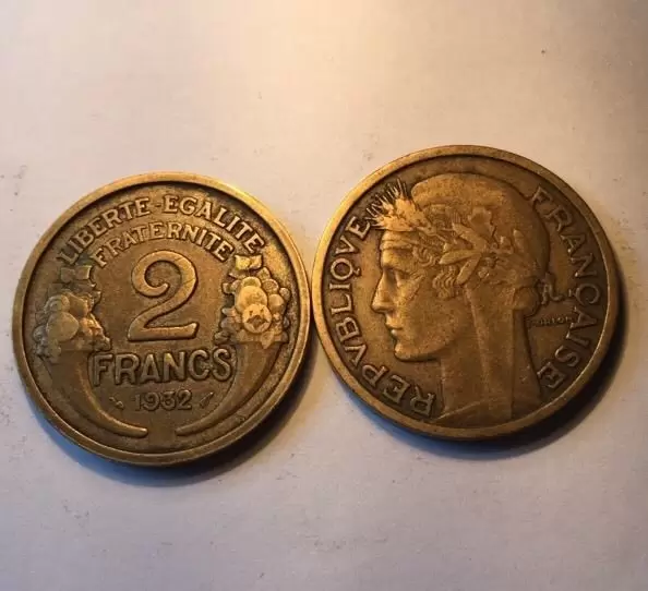 2 francs Morlon bronze alu - 1932