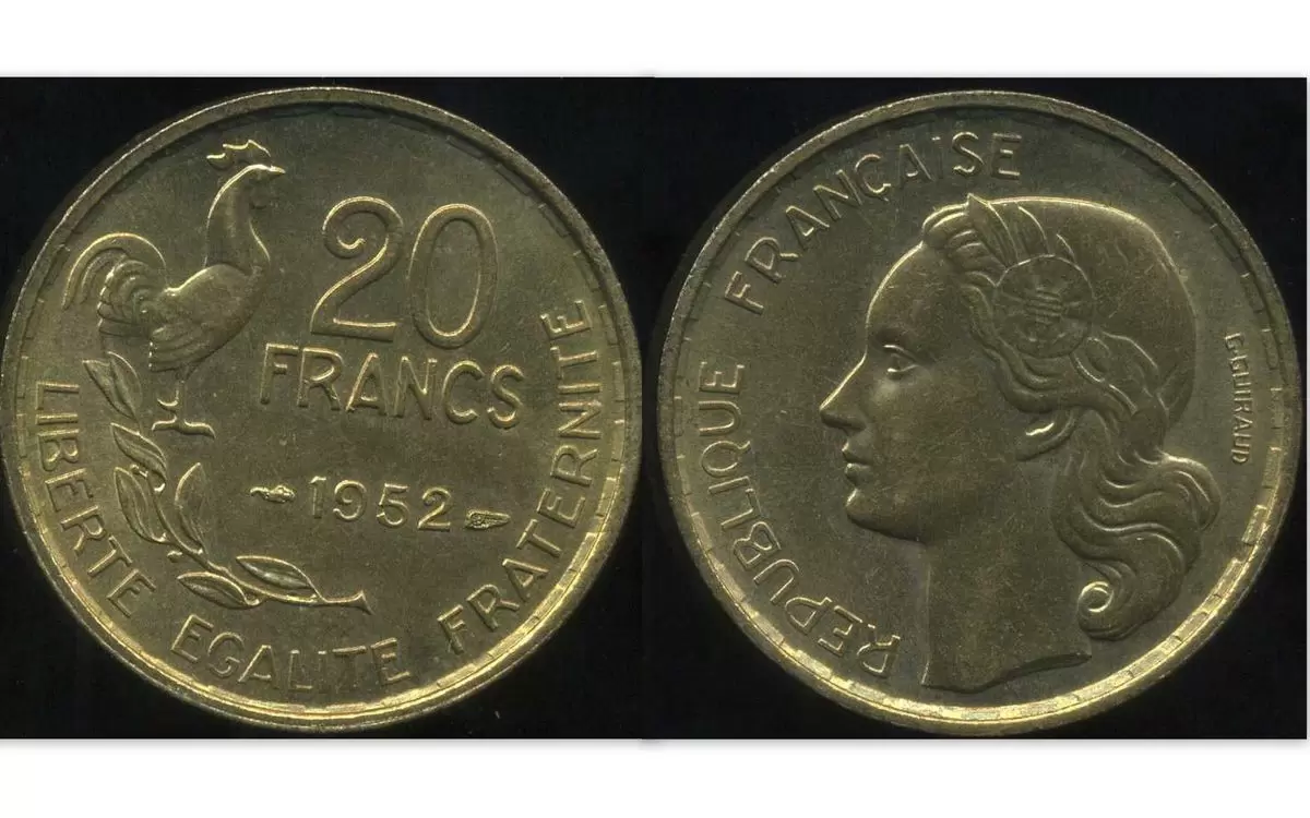 20 francs George Guiraud - 1952